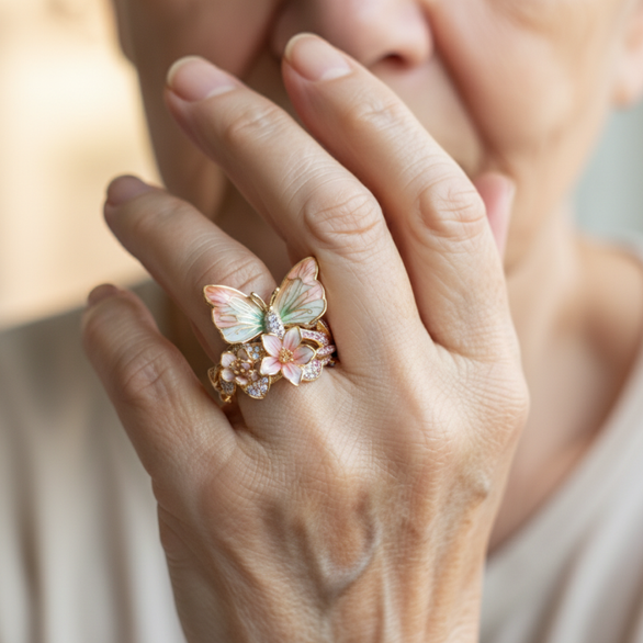 Romantic Gold Ring for Special Moments