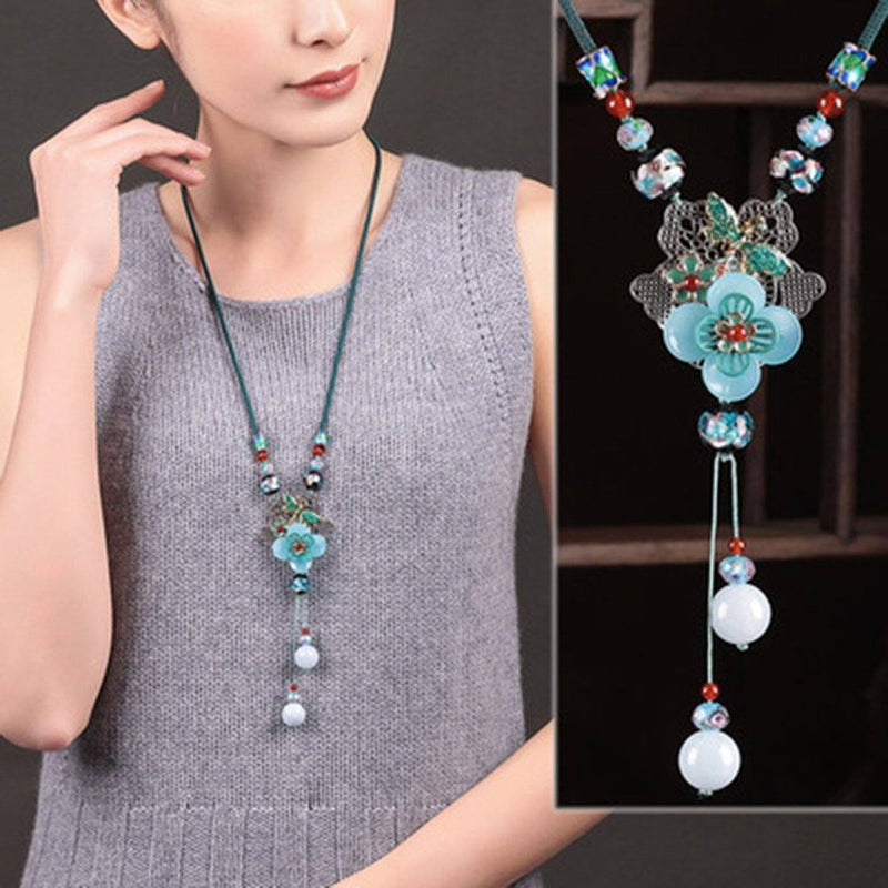 Retro Ornament Chain Simple Pendant Accessories Necklace