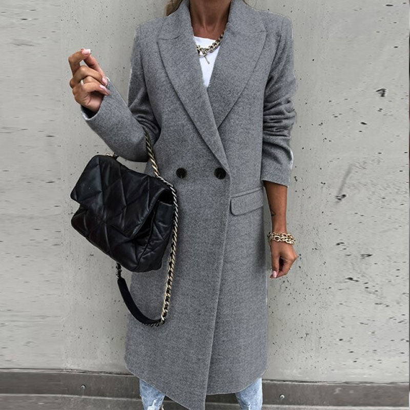 LM | Long coat with buttons