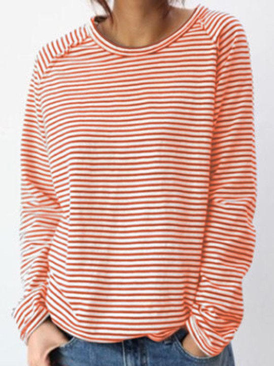 LM | Striped long-sleeved top