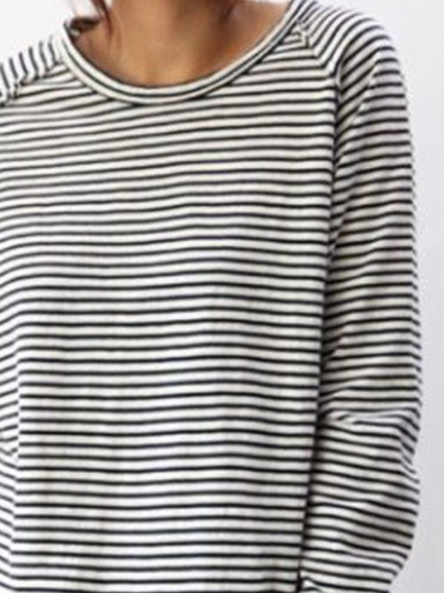 LM | Striped long-sleeved top
