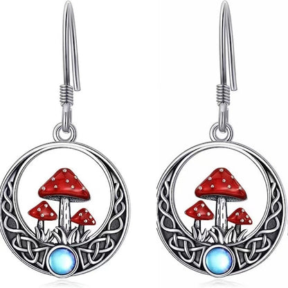 Celtic Grove Mushroom Earrings