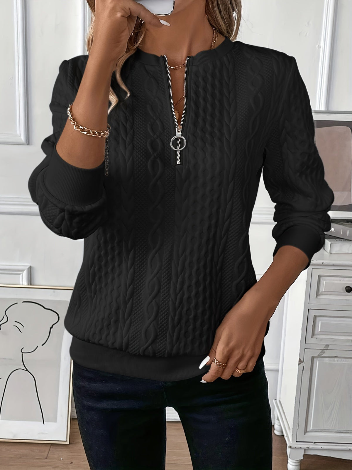 Timeless Vintage Style Jumper