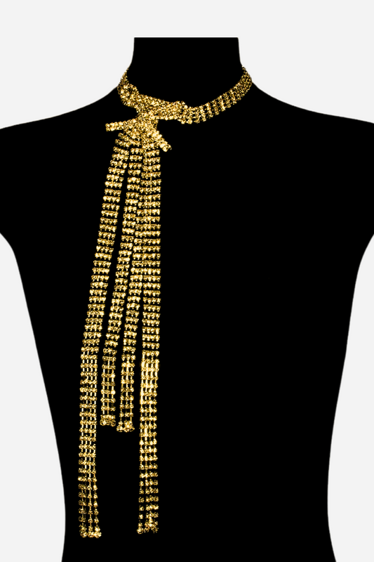 Kama Tassel Diamond Necklace