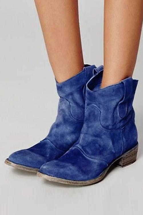 LM | Supported suede ankle boots