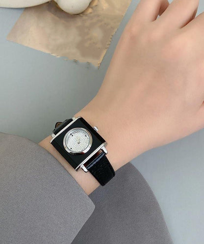 Fine Silk Leather Mechanical Movement Resin Watches