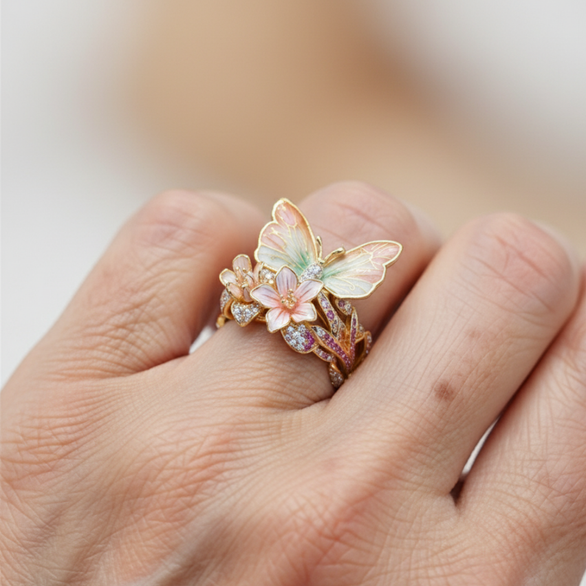 Romantic Gold Ring for Special Moments