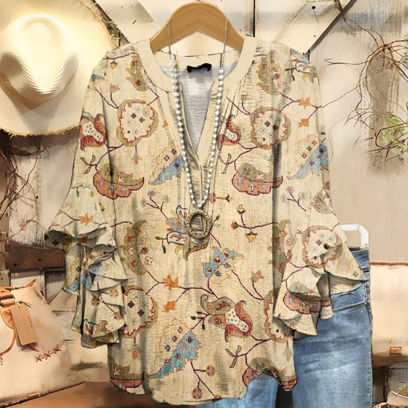 Timeless Vintage Style Top