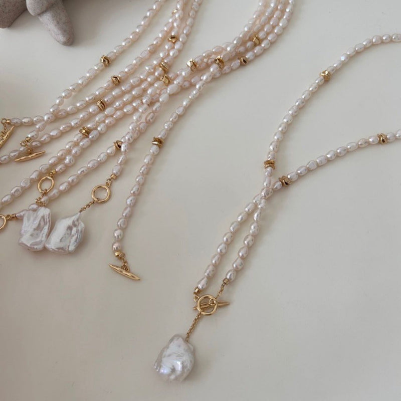 3-4mm Baroque Pearl Necklace