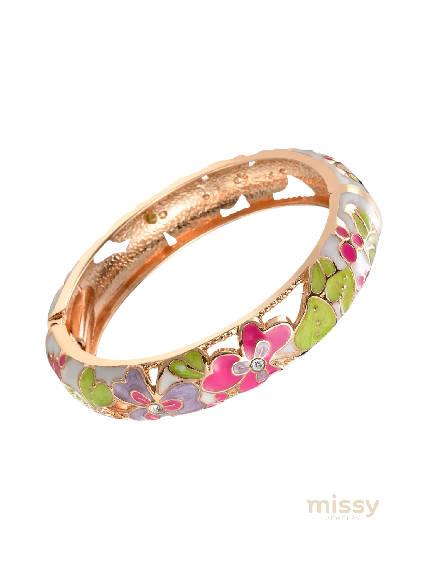 Aria White Bangle