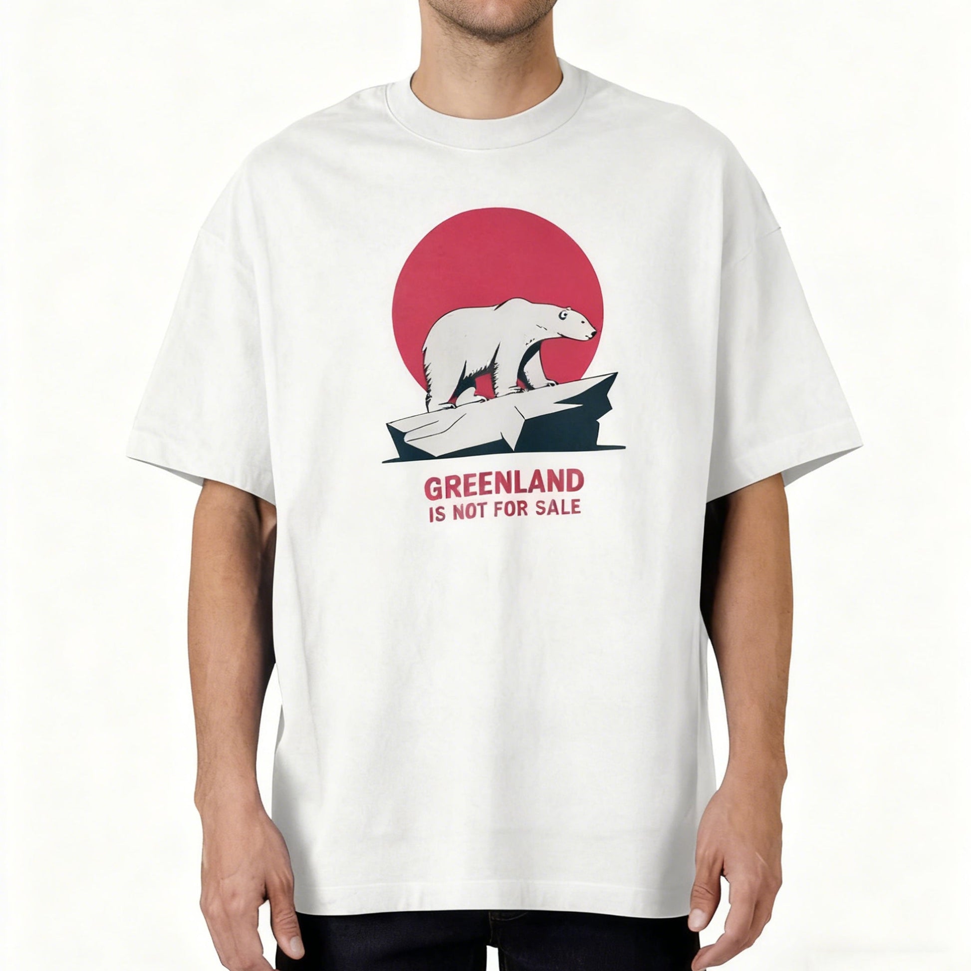 Greenland Is Not For Sale Men's Casual T-shirt elevenforest