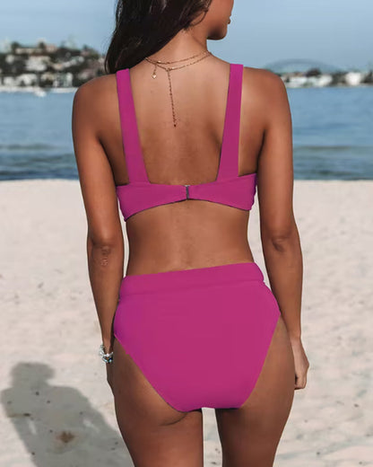 Sara® | Color High Waist Bikinis