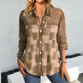 LM | Shirt with buttoned quarter sleeves