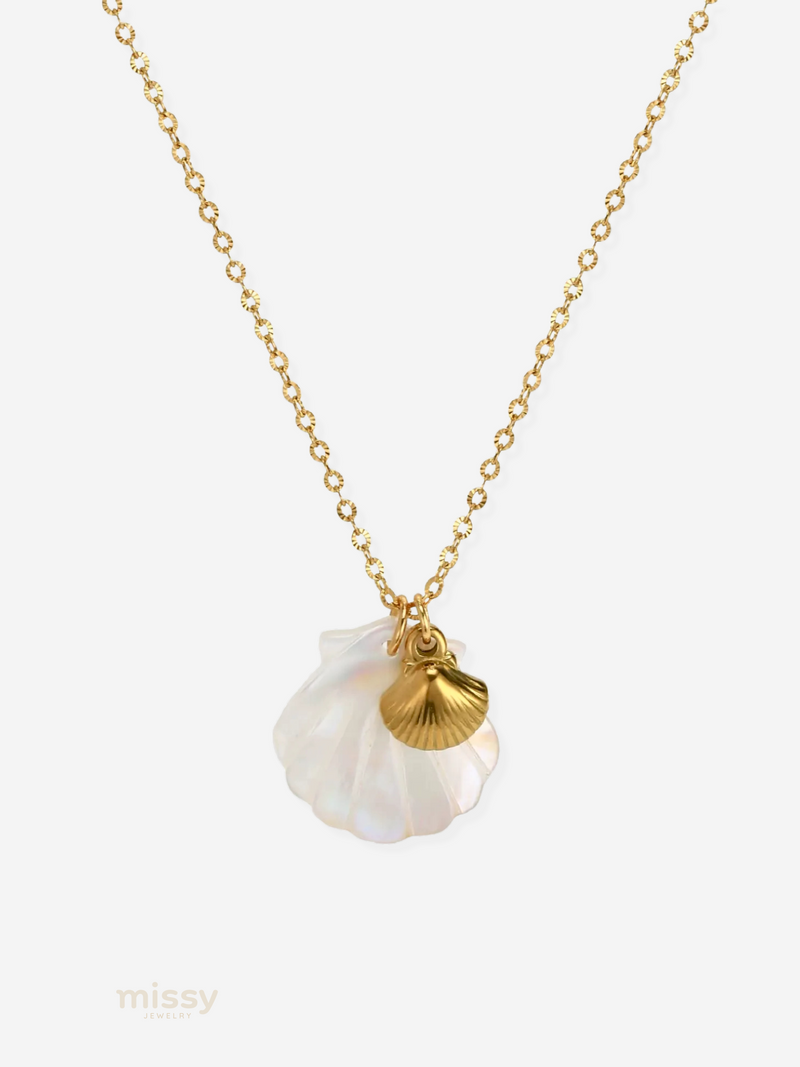 Susie Ocean Charm Shell Necklace