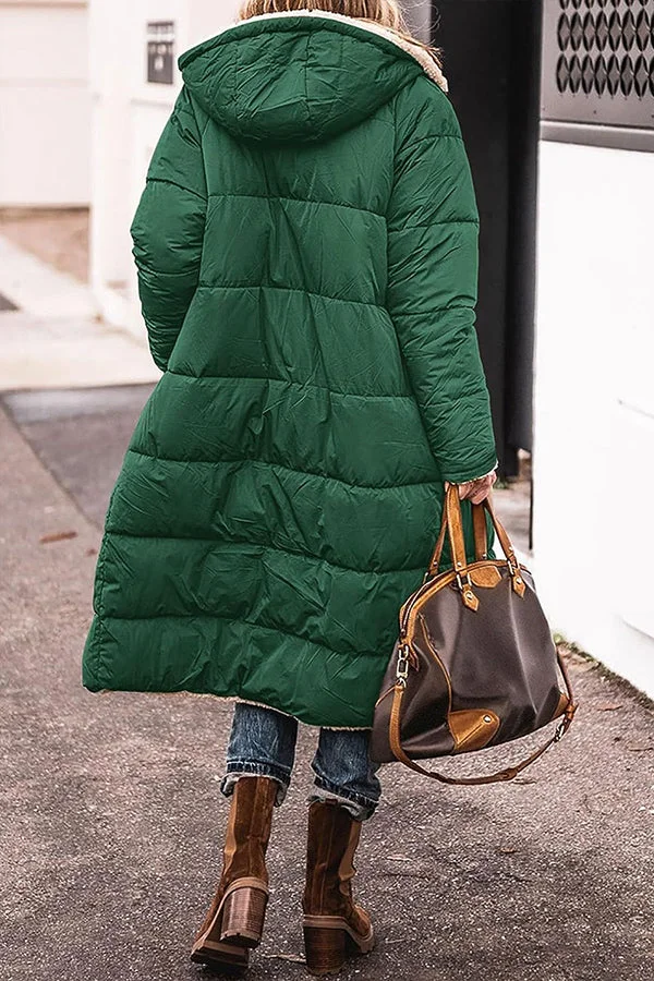 LM | Trendy jacket with hood and accent collar