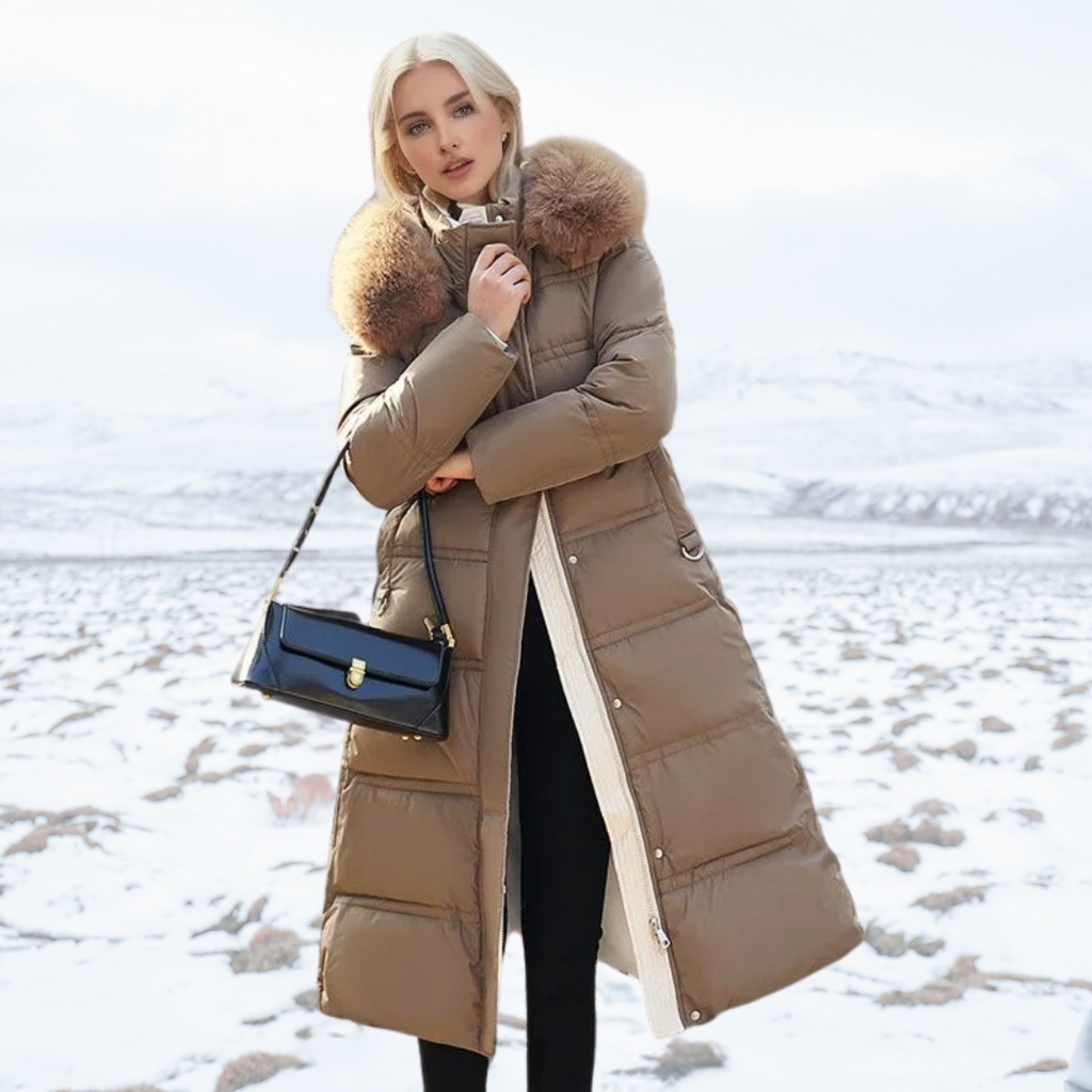 LM | Elegant fur coat for women