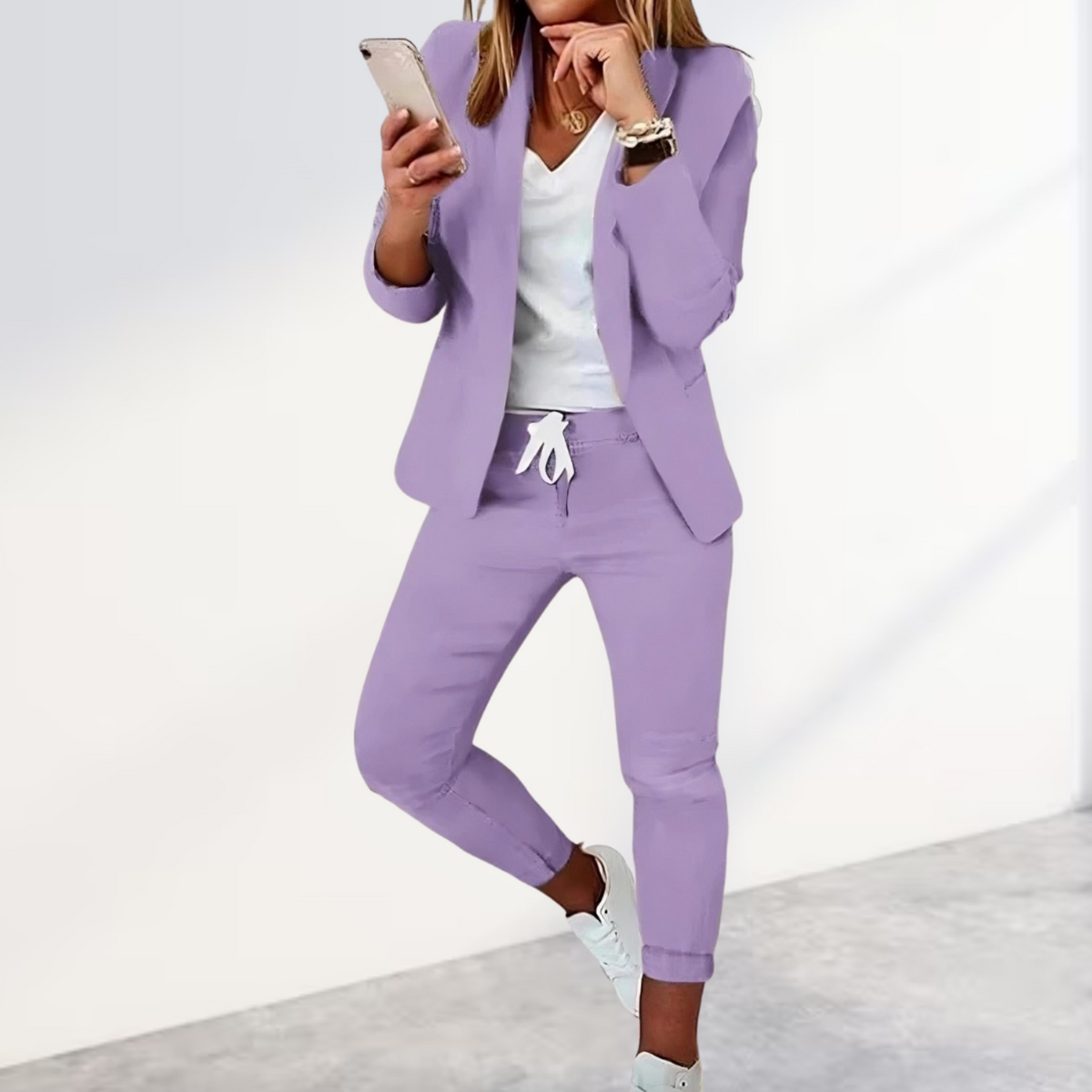 LM | Stylish blazer & trouser set