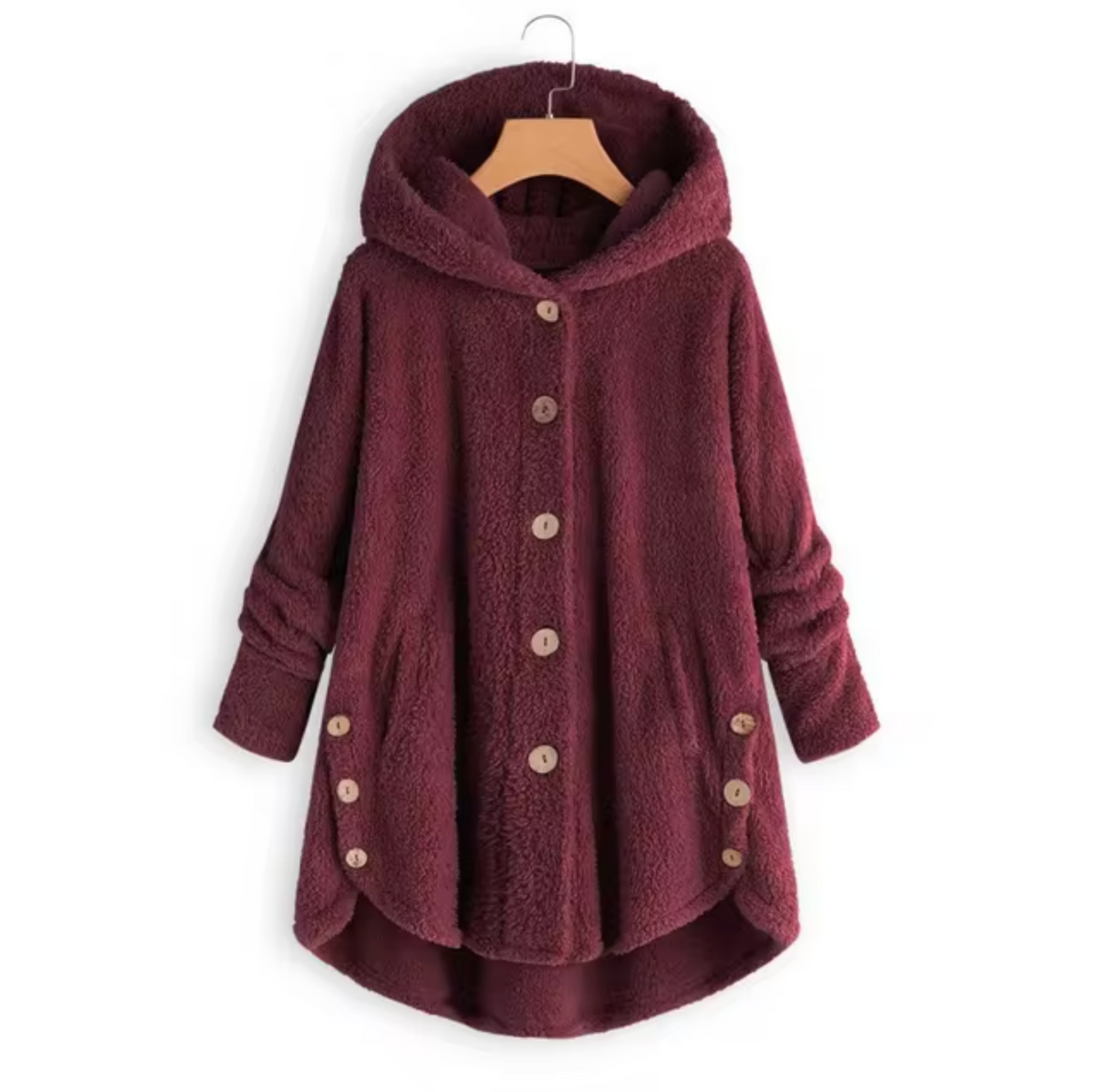 LM | Wool teddy bear plush coat