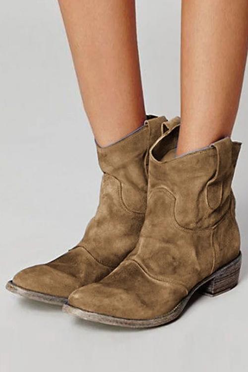 LM | Supported suede ankle boots