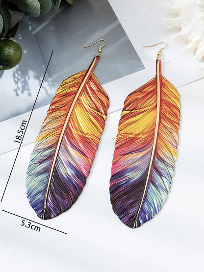 Leaves Shape Earrings Accessories