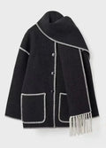 LM | Timeless tassel coat for women