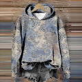 Comstylish Vintage Paisley Graphic Women's Pullover