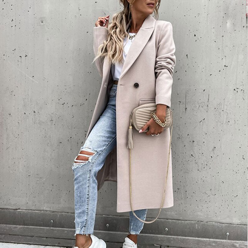 LM | Long coat with buttons