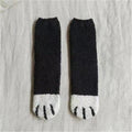 Comstylish Lovely Cat Paw Inspired Fuzzy Plush Socks