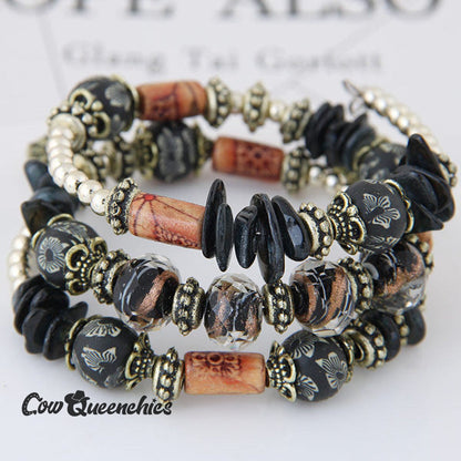 Shell Clay Bracelet