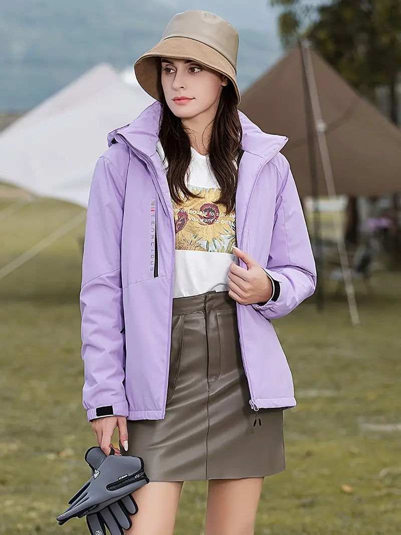 LM | Waterproof jacket with hood for women