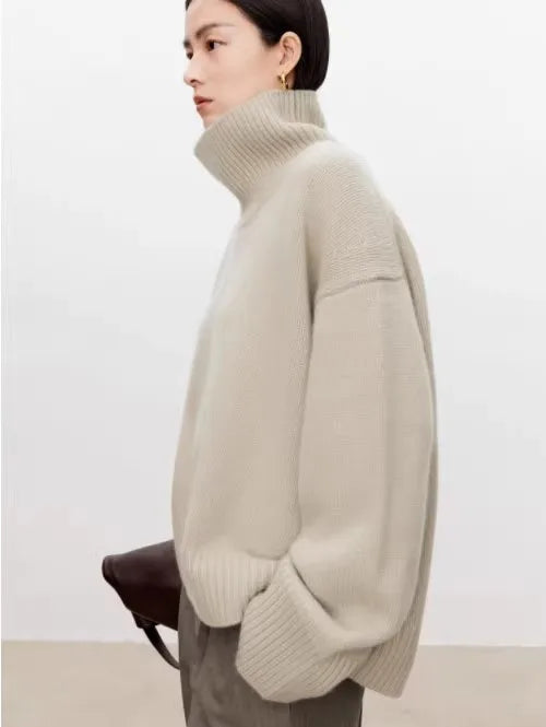 LM | MW - cozy knitted midi sweater