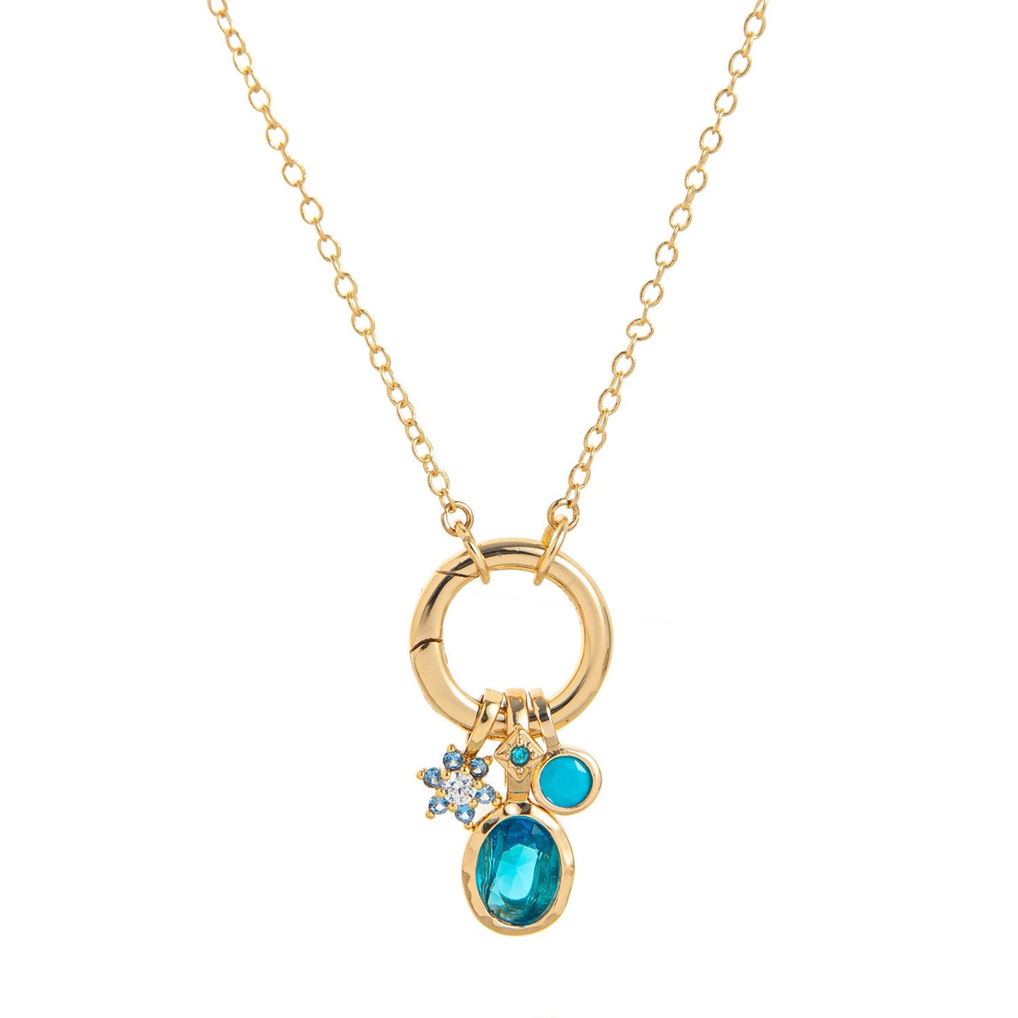 Birthstone Protection Charm Necklace