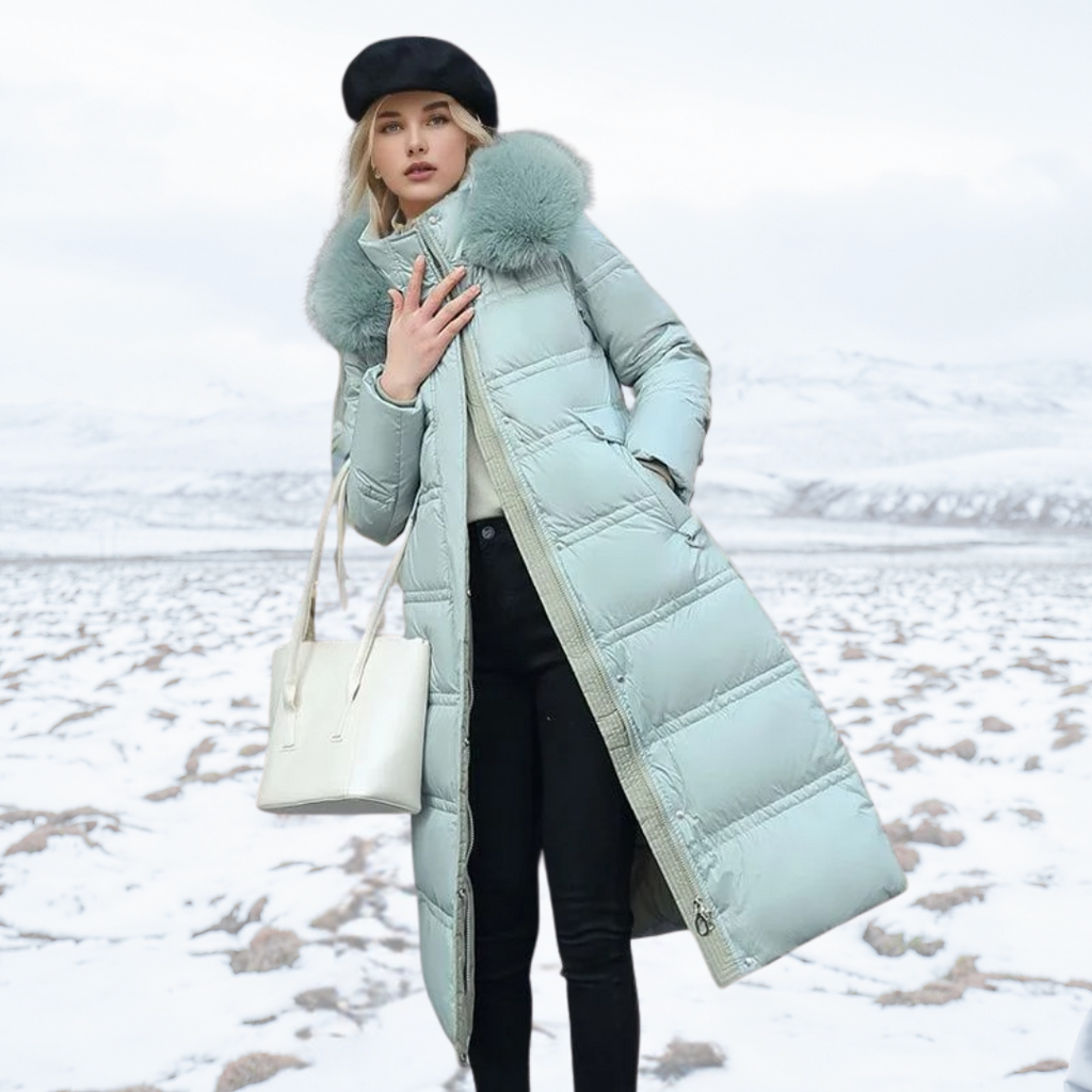 LM | Elegant fur coat for women