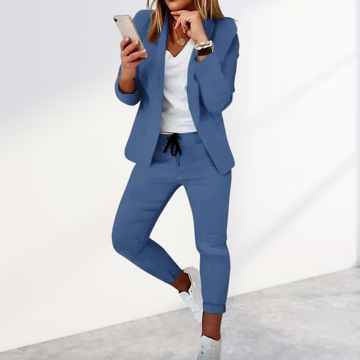 LM | Stylish blazer & trouser set