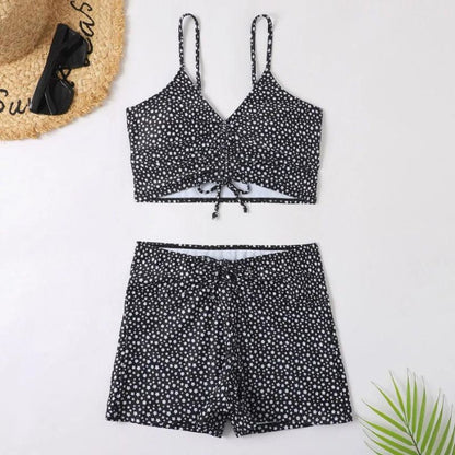 Bondie® | 3-piece Ombre Lace Bikini Swimsuit With Beach Skirt