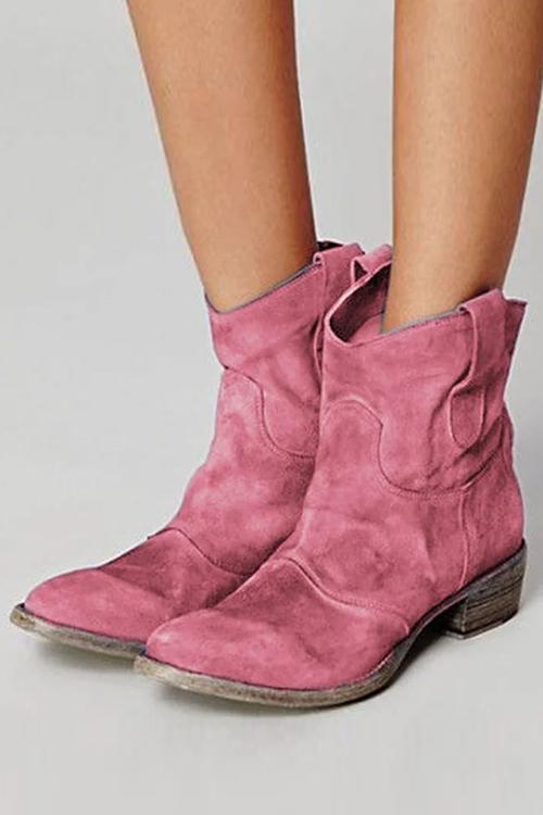 LM | Supported suede ankle boots