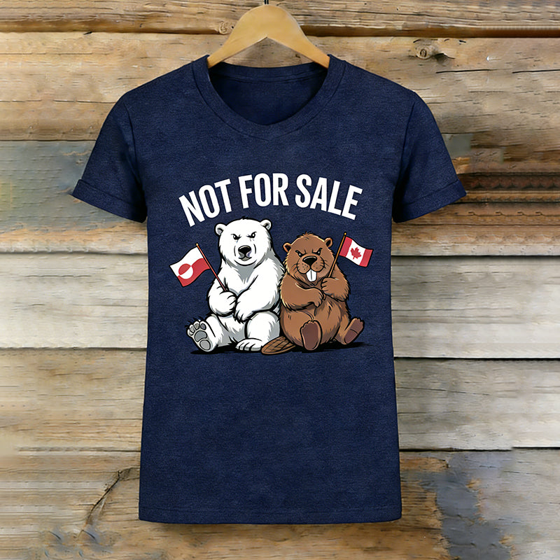 Greenland Is Not For Sale Men's Casual T-shirt elevenforest