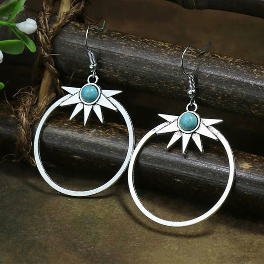 Turquoise Stone Earrings