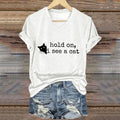 Hold On I See A Cat Ladies V-neck T-shirt elevenforest
