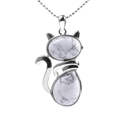Mystic Feline Crystal Necklace