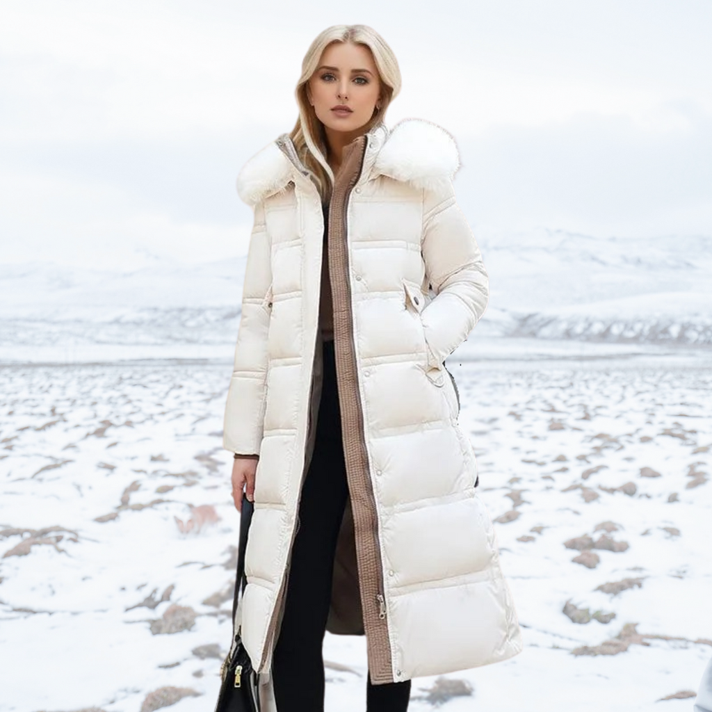 LM | Elegant fur coat for women