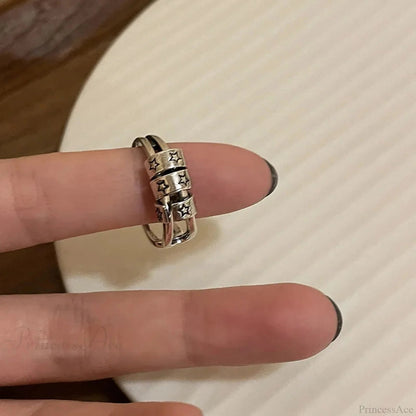Gender-neutral Wings Skeleton Gothic Ring