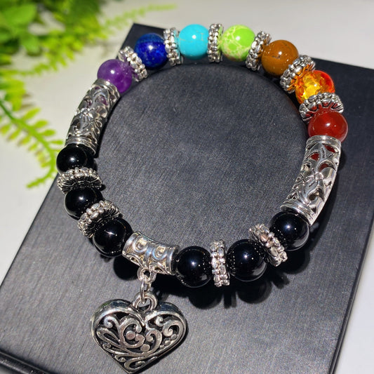 6mm-10mm Mixed Crystal Spiritual Bracelet for Healing Energy