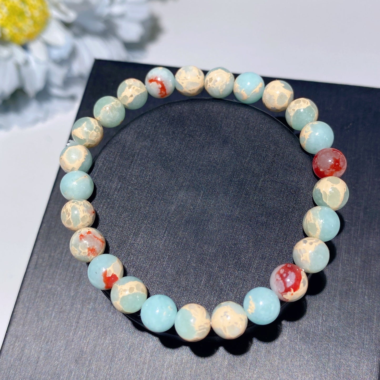 6mm Mixed Crystal Healing Bracelet for Energy Balance