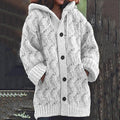 Vintage Wave Pattern Cardigan Sweater elevenforest