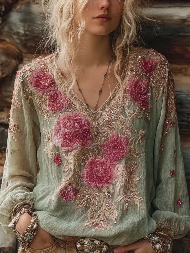 Timeless Vintage Style Top
