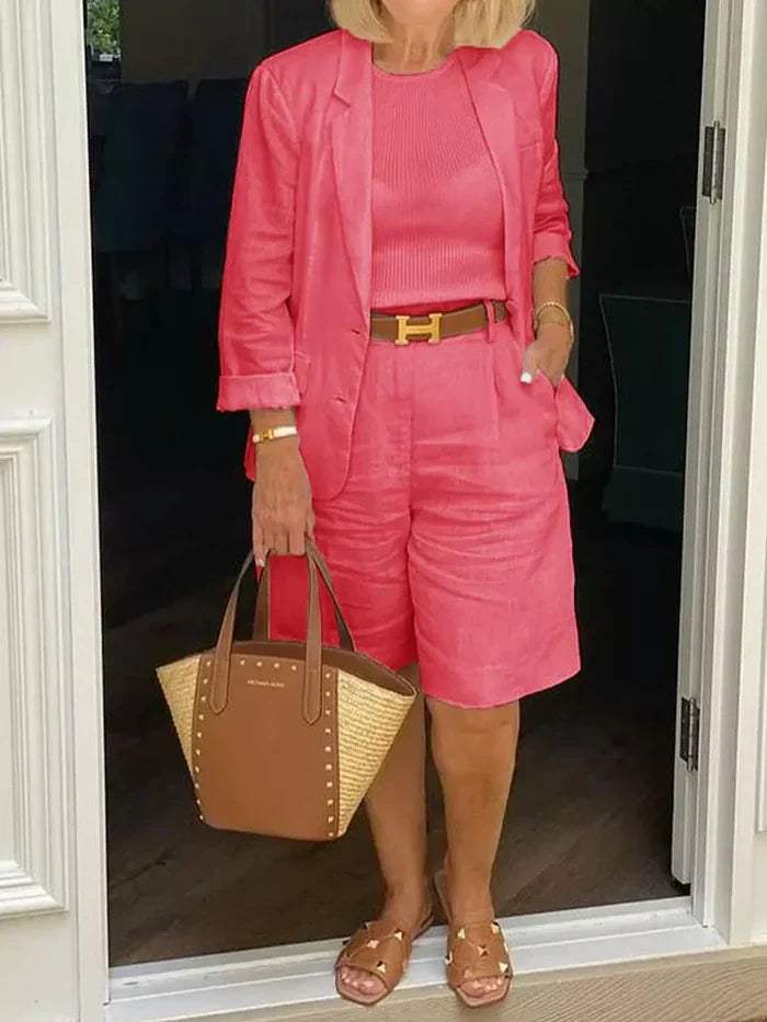 LM | Elegant blazer and shorts - Stylish - Ideal for warm days