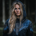 Comstylish Women's Vintage Viking Tree Of Life And Feather Style Casual Hoodie