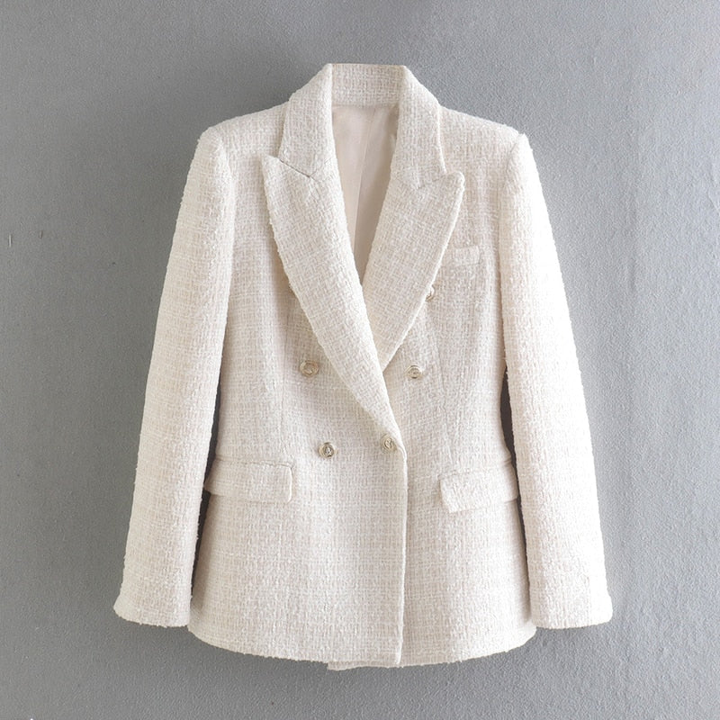LM | Double-breasted blazer for women
