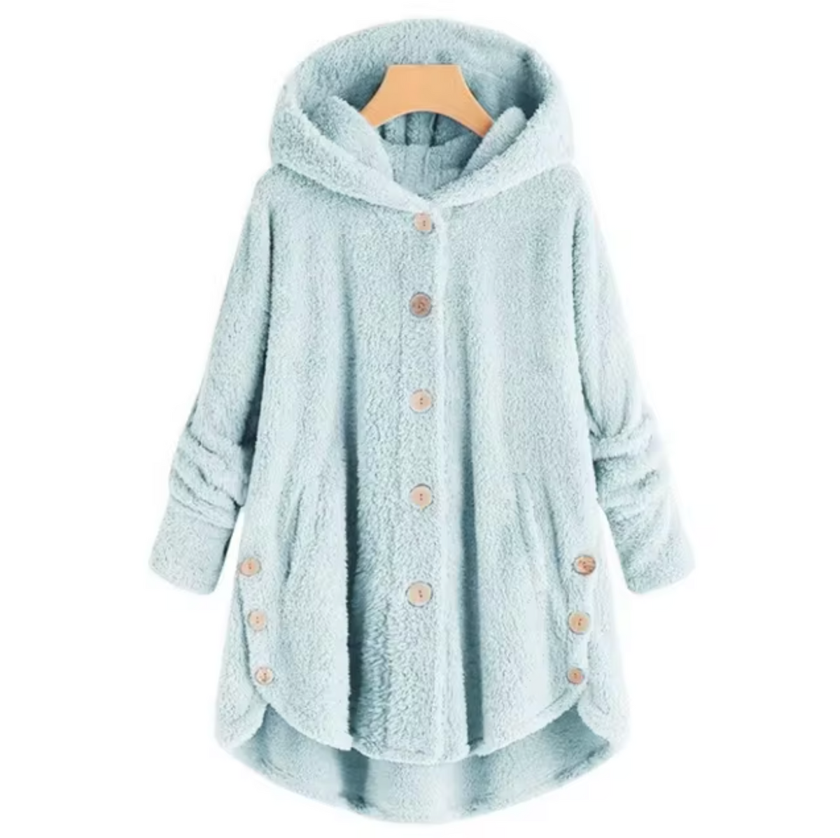 LM | Wool teddy bear plush coat